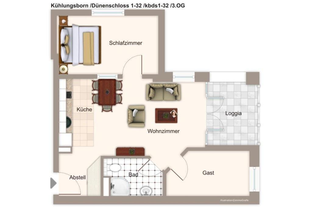 Duenenschloss Duenenschloss 1-32 Ostseebad Kühlungsborn Kültér fotó
